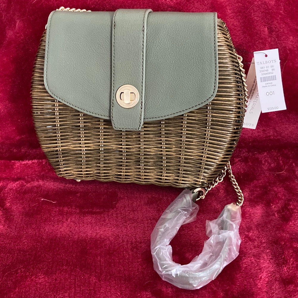 Brand new Talbots wicker bag